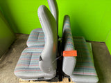 1997 JEEP WRANGLER TJ OEM FRONT REAR COMPLETE SEATS SET GREY 97-02