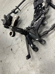 2007 HONDA CBR 600RR 600 RR COMPLETE RIGHT SIDE REARSET FOOT PEG BRACKET 07-12