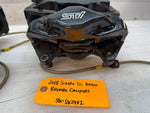 08-17 Subaru Impreza STi OEM BREMBO BLACK BRAKE CALIPERS SET OF FOUR COMPLETE