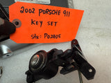 02 03 04 PORSCHE CARRERA 911 996 3.6 MATCHING KEY LOCK ECU ECM SET IMMOBILIZER