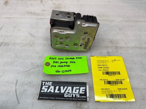 04-07 Chevrolet GMC SAVANA EXPRESS ABS ANTI LOCK BRAKE PUMP MODULE JH6 13567150