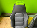 13 PORSCHE 991 C4S 911 OEM BLACK LEATHER 18 WAY SPORT SEATS *DAMAGE* 13-16