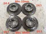 97-04 PORSCHE BOXSTER 986 OEM BREMBO FRONT REAR BRAKE CALIPERS PADS ROTORS