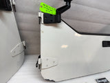 1987 JEEP WRANGLER YJ OEM WHITE LEFT RIGHT HALF DOORS W DOOR PANELS MIRROR 87-95