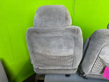 95-99 Chevrolet GMC SILVERADO SIERRA EXTENDED CAB FRONT REAR SEATS PANELS GRAY