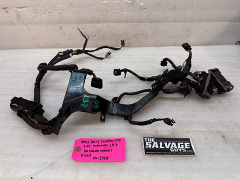 03 04 Chevrolet GMC DURAMAX LB7 6.6 ON ENGINE WIRING HARNESS LOOM