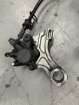 2007 HONDA CBR 600RR 600 RR COMPLETE RIGHT SIDE REARSET FOOT PEG BRACKET 07-12