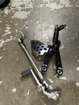 07-12 HONDA CBR 600RR 600 RR COMPLETE LEFT SIDE REARSET FOOT PEG BRACKET SHIFTER