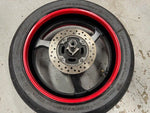 2007 HONDA CBR 600RR FRONT REAR WHEELS RIMS BRAKE ROTORS WHEEL 07-13