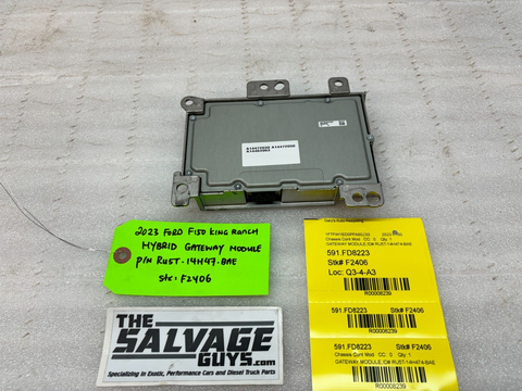 23 FORD F150 KING RANCH HYBRID 3.5 GATEWAY CONTROL MODULE RU5T-14H47-BAE