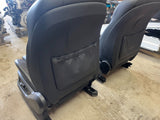 14 BMW X6M X6 E71  OEM BLACK LEATHER HEATED FRONT SPORT SEATS 08-14