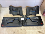 2001 VW CABRIO MK3.5 OEM FRONT REAR BLACK DOOR TRIM PANELS 99-02