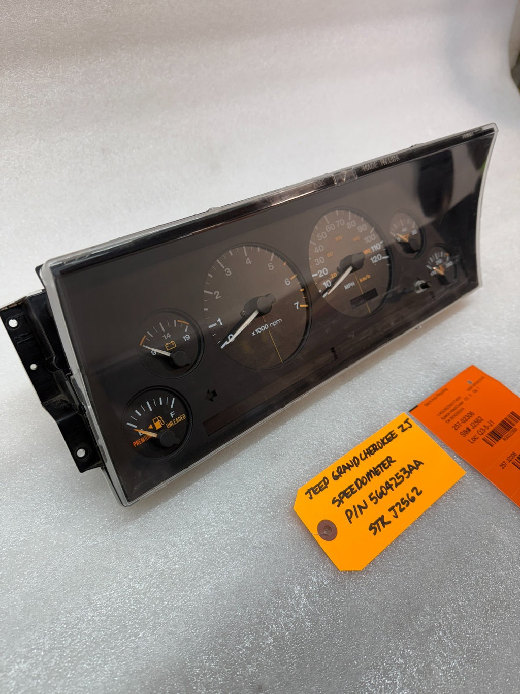 Limited Instruments 98 JEEP GRAND CHEROKEE ZJ 5.9 LIMITED GAUGE INSTRUMENT CLUSTER TACH 56 ...