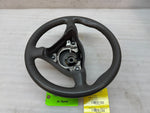 99-05 PORSCHE CARRERA 911 996 OEM GRAY LEATHER THREE SPOKE STEERING WHEEL