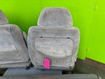 95-99 Chevrolet GMC SILVERADO SIERRA EXTENDED CAB FRONT REAR SEATS PANELS GRAY