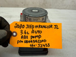 20 JEEP WRANGLER JL JT 3.6 ABS BRAKE PUMP MODULE 68443422AD 18-23