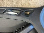 13-16 VOLKSWAGEN JETTA HYBRID MK6 OEM BLACK LEATHER FRONT REAR SEATS DOOR PANELS