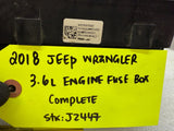 18-23 JEEP WRANGLER RUBICON JL JT 3.6 UNDERHOOD FUSE RELAY BOX TIPM POWER MODULE