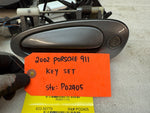 02 03 04 PORSCHE CARRERA 911 996 3.6 MATCHING KEY LOCK ECU ECM SET IMMOBILIZER