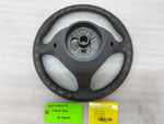 99-05 PORSCHE CARRERA 911 996 OEM GRAY LEATHER THREE SPOKE STEERING WHEEL