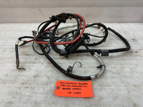 11-16 GMC CHEVROLET SILVERADO 2500HD 3500HD 6.6 LML OEM BATTERY CABLES