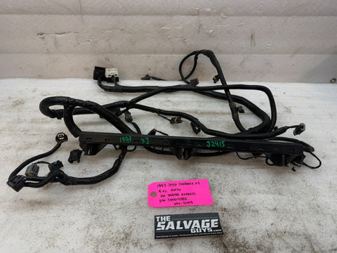 97 JEEP CHEROKEE XJ 4.0 AUTOMATIC ENGINE WIRING HARNESS P56009385