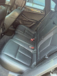 16 PORSCHE MACAN S 95B COMPLETE FRONT REAR BLACK LEATHER SEAT W/ DOOR PANELS