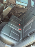 16 PORSCHE MACAN S 95B COMPLETE FRONT REAR BLACK LEATHER SEAT W/ DOOR PANELS