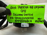 17 18 19 PORSCHE CAYMAN BOXSTER GTS 982 718 992 OEM WIPER SIGNAL CRUISE SWITCH