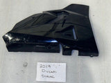 2019 DUCATI DIAVEL 1260S OEM BLACK RIGHT LOWER SIDE FAIRING PLASTIC 19-22