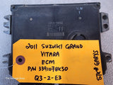 09 10 11 SUZUKI GRAND VITARA 2.4 ENGINE COMPUTER ECM ECU 33910-78K50