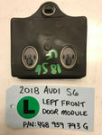 2018 AUDI S6 RS6 S7 RS7 LEFT FRONT DOOR CONTROL MODULE 4G8959793G 13-18