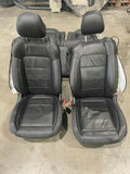 19 FORD MUSTANG GT 5.0 OEM FRONT REAR SEATS BLACK LEATHER *DAMAGED* 18-21