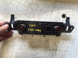 08-10 Chevrolet GMC 2500HD 3500HD OEM IN DASH AUXILIARY 12V OUTLETS W/ SWITCHES