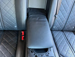 13 AUDI S8 A8 DIAMOND STITCHED BLACK LEATHER INTERIOR SEATS PANELS F/R 11-18