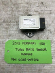 13 FERRARI 458 ITALIA STEERING TURN RATE CONTROL MODULE 0265005616 10-15