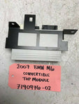 04-10 BMW E64 M6 CONVERTIBLE CABRIOLET TOP ROOF CONTROL MODULE 7190976-02