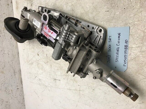 12 CHRYSLER 300 SRT OEM STEERING COLUMN ASSEMBLY P05057588AD 11-14