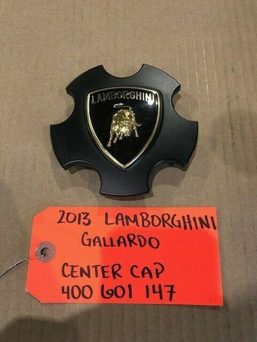 LAMBORGHINI GALLARDO MURCIELAGO CALLISTO BLACK WHEEL RIM CENTER CAP 400601147