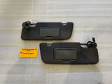 14 FORD MUSTANG 5.0 GT OEM SUNVISORS LEFT RIGHT WITH GARAGE DOOR OPENER 11-14