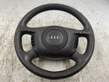 99-01 AUDI A6 BROWN COCOA LEATHER MULTI FUNCTION STEERING WHEEL 4B0419091BC