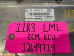 11-14 Chevrolet GMC 2500HD DURAMAX 6.6 LML OEM ENGINE COMPUTER ECU ECM 12649719