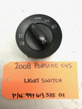 05-08 Porsche 997 C4S CARRERA S OEM HEADLIGHT HEAD LIGHT LAMP SWITCH 99761353501