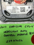 06 07 18 CADILLAC CTS-V CTSV OEM DRL LED HEADLIGHT BALLAST CONTROL 22907456
