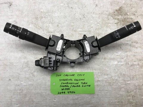 14 CADILLAC CTS-V CTSV SIGNAL MULTI FUNCTION SWITCH WIPER ARMS 20998956 08-15