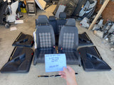 11 VOLKSWAGEN GOLF GTI MK6 4 DOOR BLACK TARTAN CLOTH SEATS & DOOR PANELS 10-14