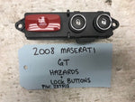 2008 Maserati Gran Turismo M145 OEM HAZARD POWER LOCK SWITCH DASH 237803 08-13