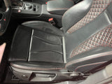 18 AUDI RS3 8V COMPLETE BLACK LEATHER W/ RED STITCH SEATS & PANELS 17-20 54K