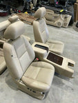 14 Chevrolet GMC DENALI 2500HD 3500HD TAN LEATHER FRONT REAR SEATS CONSOLE 11-14