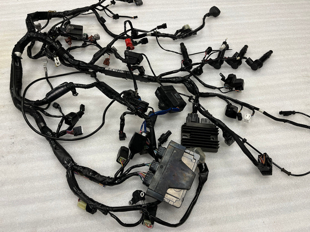 16-20 KAWASAKI NINJA ZX10R OEM COMPLETE WIRING HARNESS ECU CDI